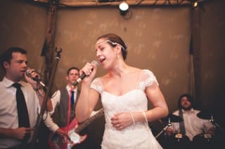 Singing bride