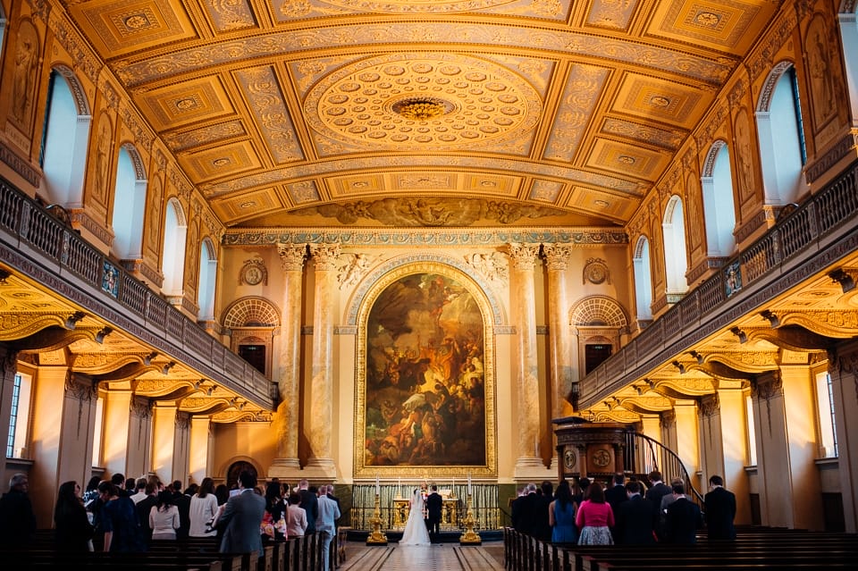 royal naval college library wedding-17