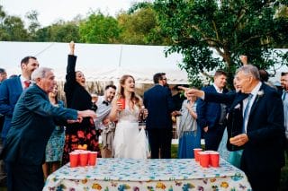 wedding beer pong